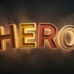 HERO-Buchstaben auf Schreibtisch - Psychologisches Kapital Hoffnung Selbstwirksamkeit Resilienz Optimismus