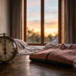 analoger Wecker, Trainingsjacke und die Gewohnheit liegt noch im Bett - Was Wäre Wenn - Coaching und Positive Psychologie - Michael Tomoff